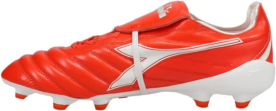 Мужские футбольные бутсы Diadora Brasil Elite Tech T Italy Lpx для твердого грунта с шипами - красные, красный — фото 2