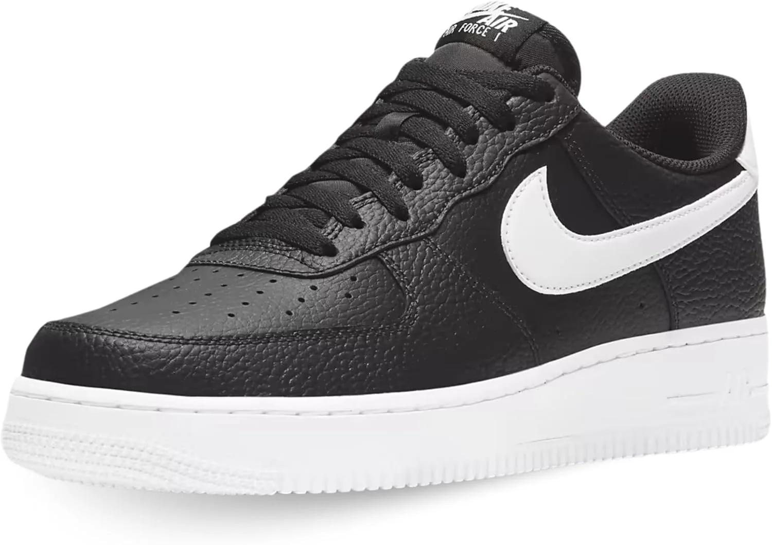 Мужские баскетбольные кроссовки Nike Air Force 1 07, белый/черный