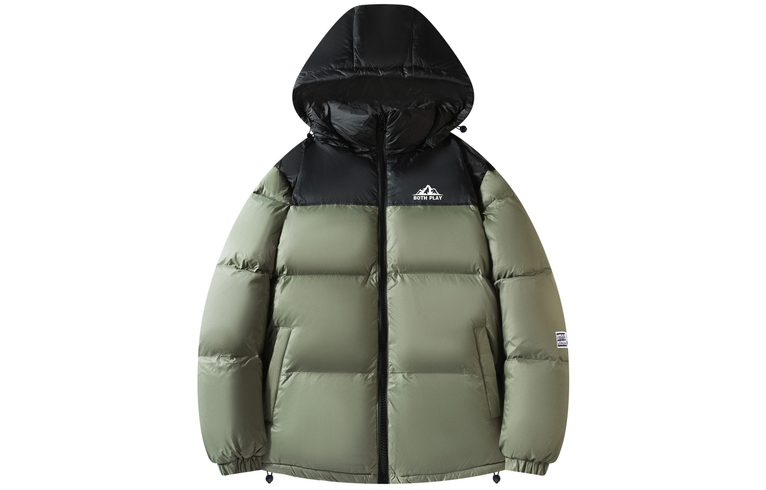 

BOTH PLAY Пуховик Unisex, Army Green 90% White Duck Down Style (108)