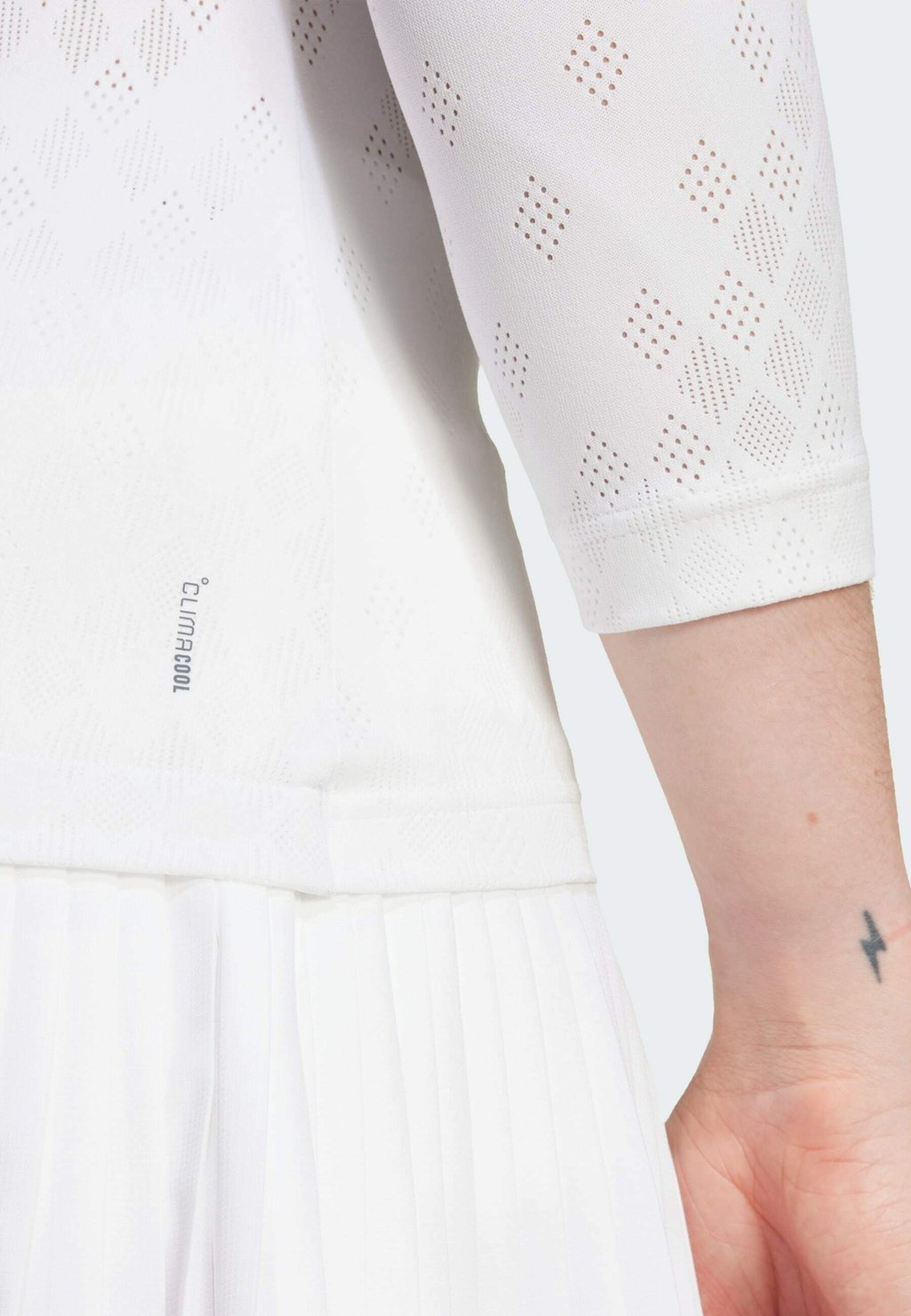 Спортивная футболка 3/4 SLEEVE Adidas Performance, белый — фото 4