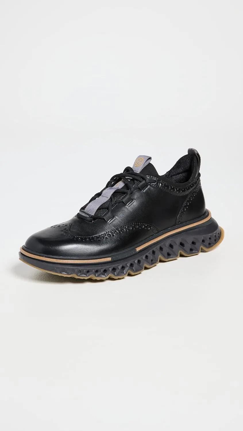 Мужские оксфорды Cole Haan ZerOGrand Wingtip, черный — фото 2