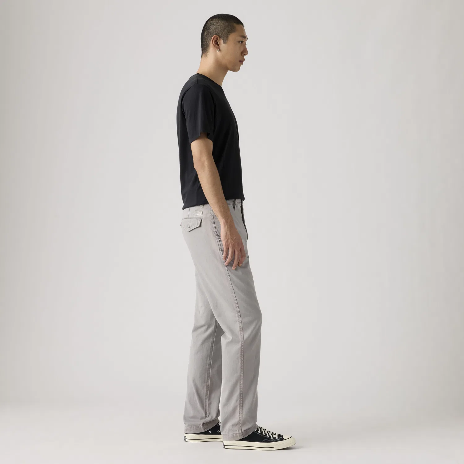 Мужские брюки Xx Chino Authentic Relaxed Levi's, Grey — фото 4