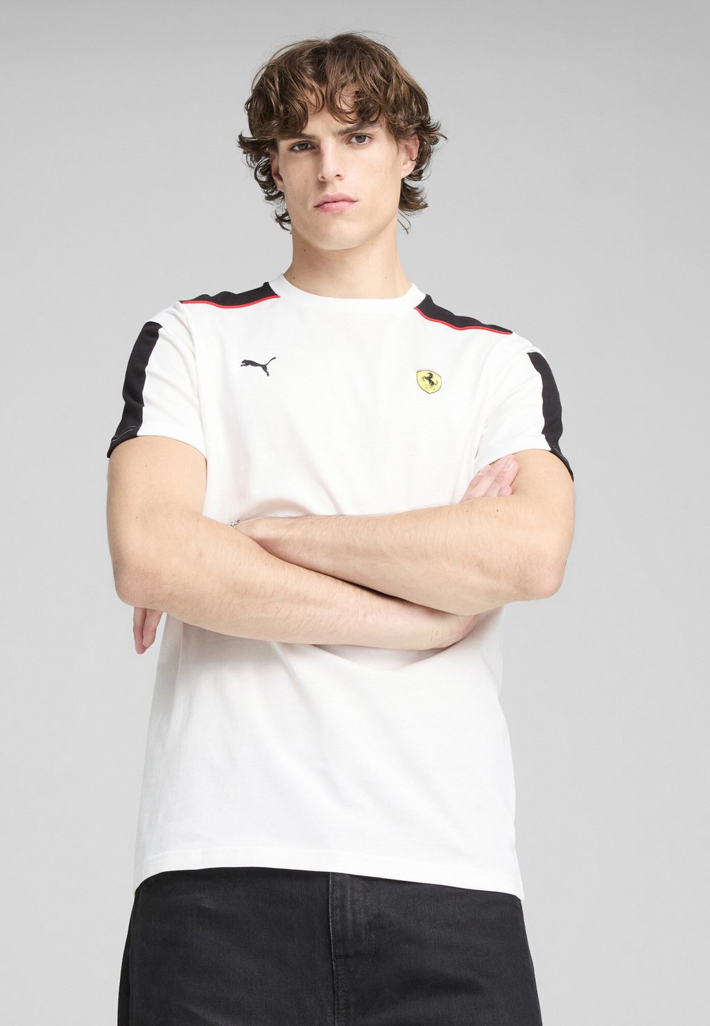 

Футболка с принтом Puma, белый