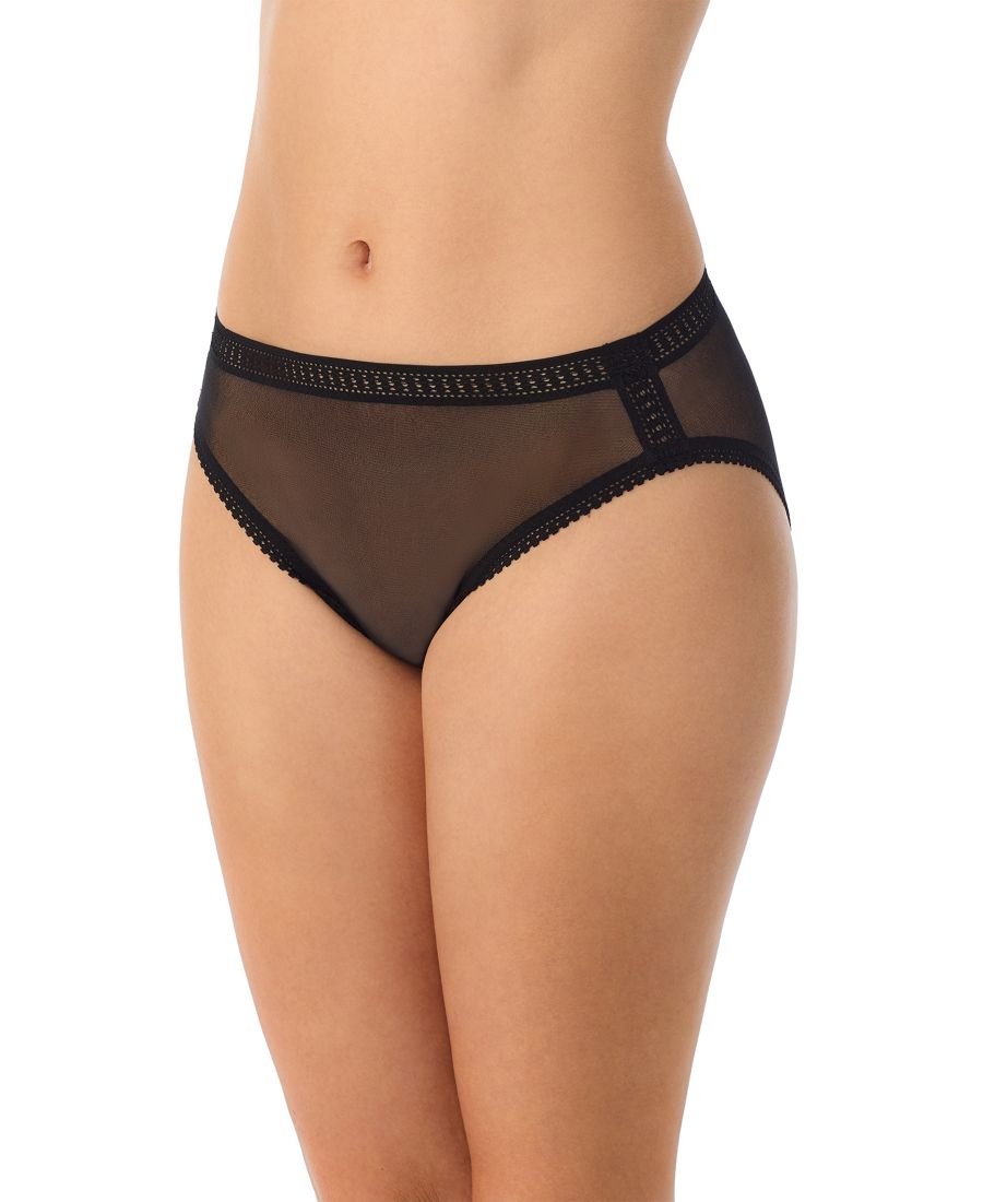 

Женские сетчатые трусики с высокой посадкой, модель 3012 On Gossamer, Black