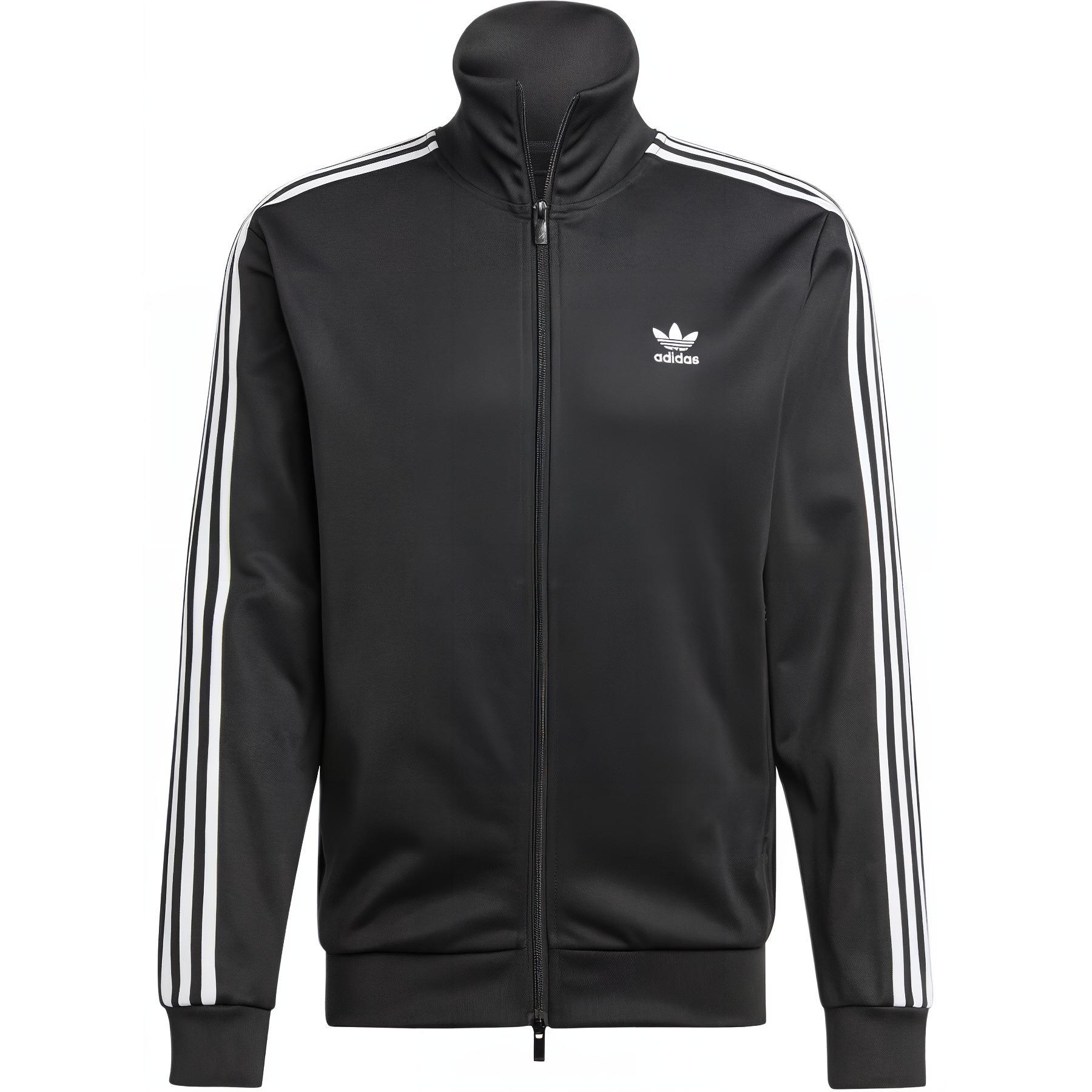 Мужская олимпийка adidas Originals Adicolor Beckenbauer Track Top, черная — фото 2