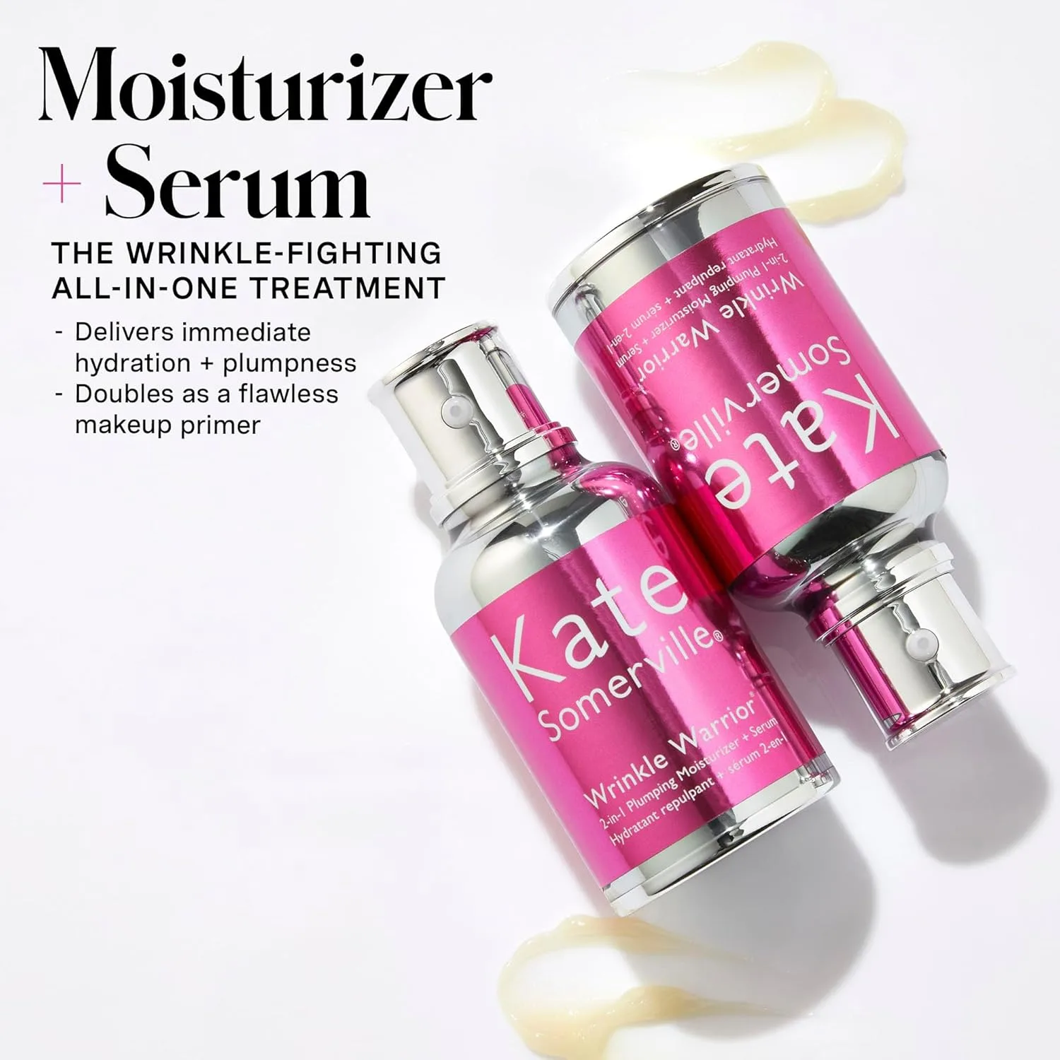 Сыворотка Kate Somerville — Wrinkle Warrior -в-1 увлажняющий и для упругости кожи с гиалуроновой кислотой, 50 мл — фото 4
