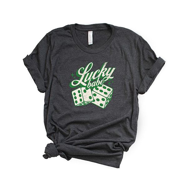 

Футболка Lucky Babe с коротким рукавом и принтом в виде игральных костей Simply Sage Market, Charcoal, Черный, Футболка Lucky Babe с коротким рукавом и принтом в виде игральных костей Simply Sage Market, Charcoal