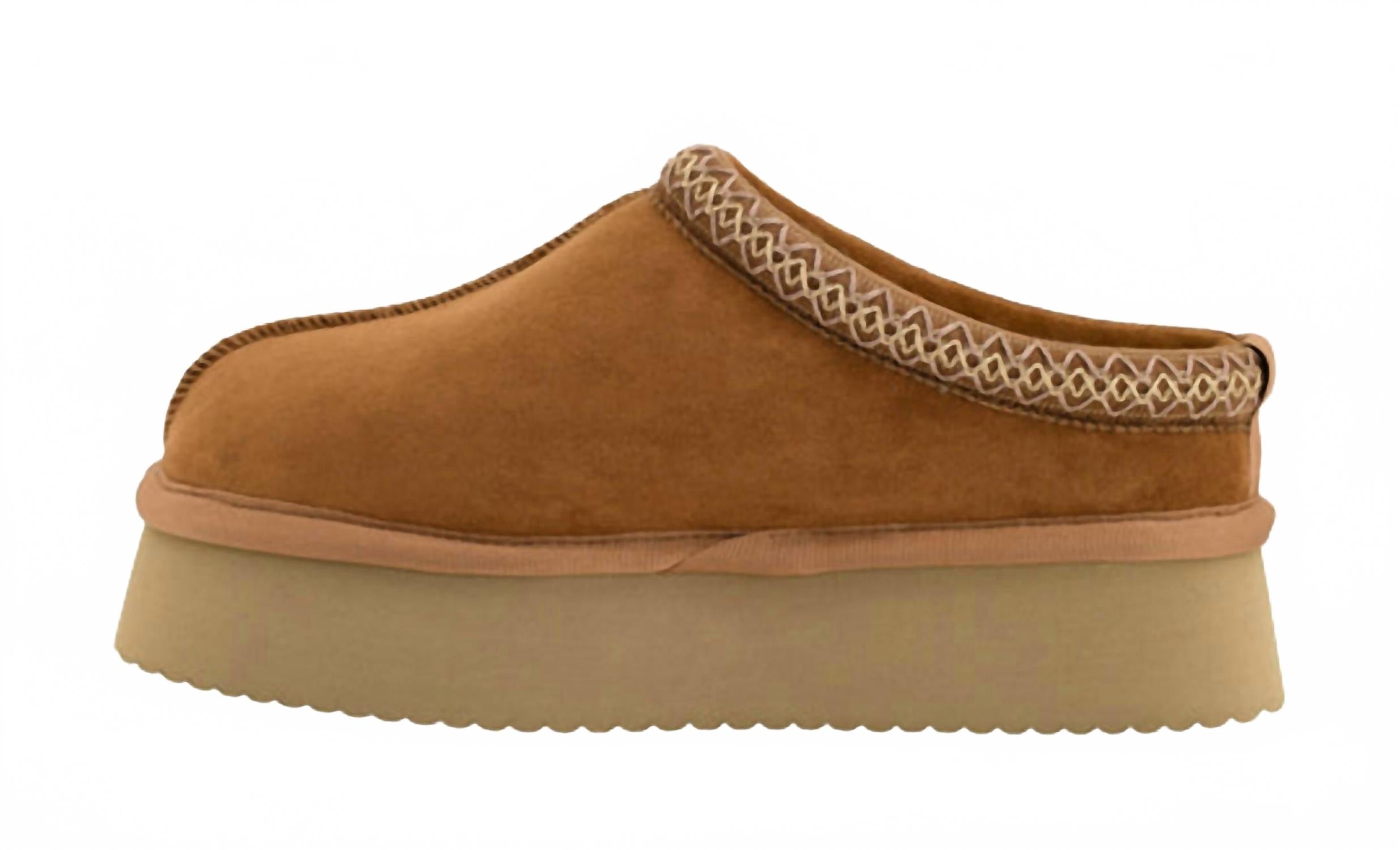 Женские тапочки Pillow Talk из коричневой искусственной замши Corkys Footwear — фото 4