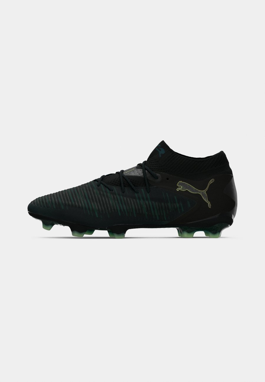 Кроссовки Puma FUTURE 8 ULTIMATE FG, Black/Fizzy Light/Green Terrain/Black — фото 2