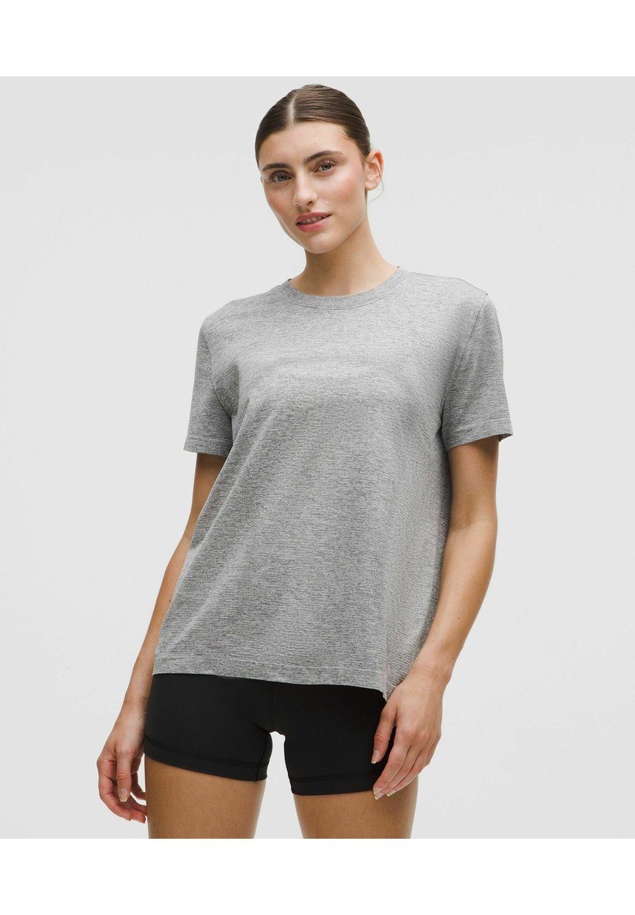 

Футболка lululemon SHORT SLEEVE, Slate White/Grey, Белый, Футболка lululemon SHORT SLEEVE, Slate White/Grey