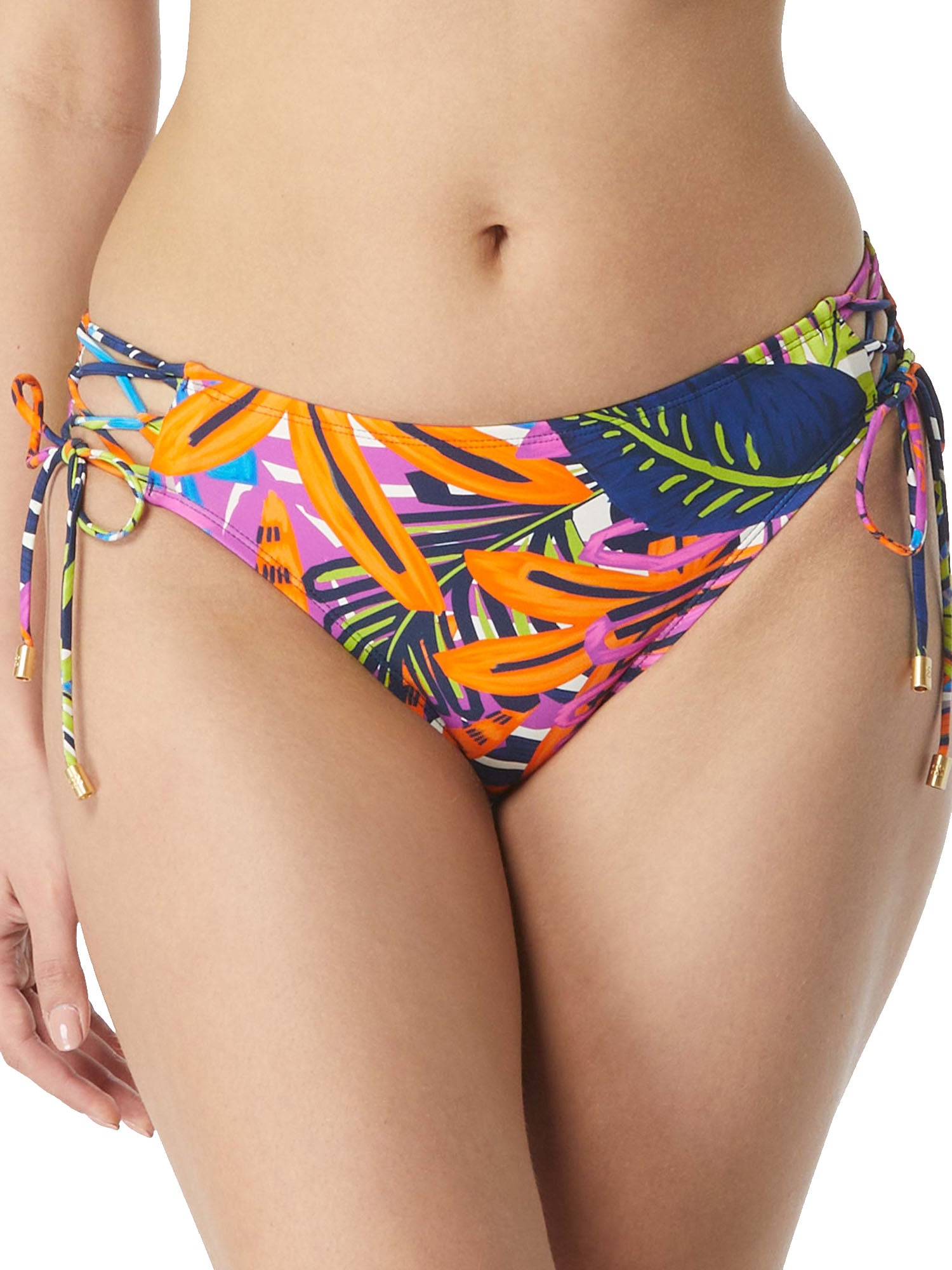 

Coco Reef женские Electric Jungle Engage бикини Bottom, цвет multi