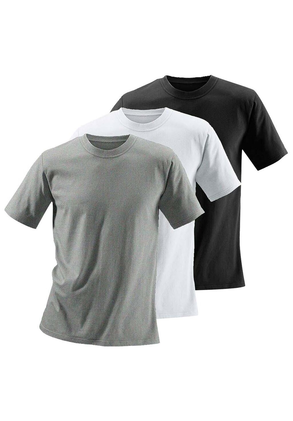 

Футболка базовая 3 PACK H.I.S, цвет grau meliert