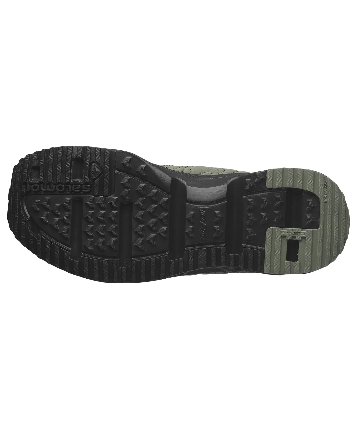 Мужские сланцы SALOMON RX SLIDE 3.0 ATQ с логотипом оливковые — фото 4