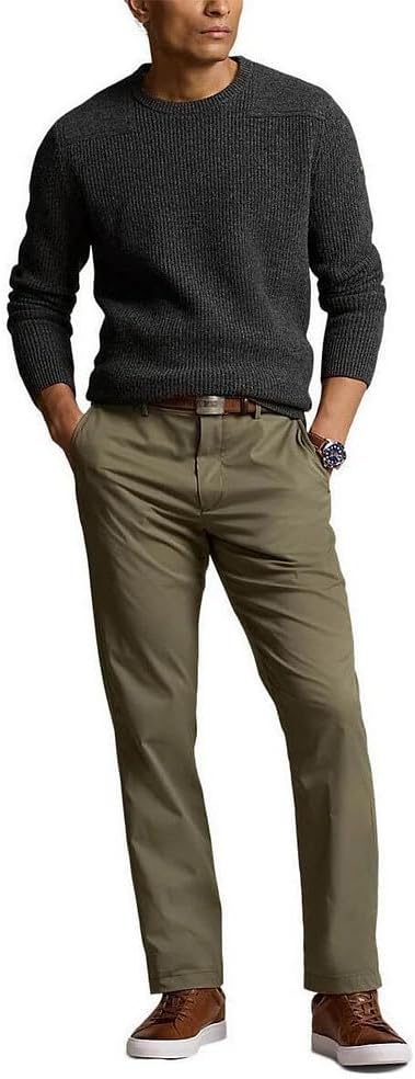 Polo Ralph Lauren Golf брюки Tailored Fit Performance Twill - Army Ranger Green — фото 3