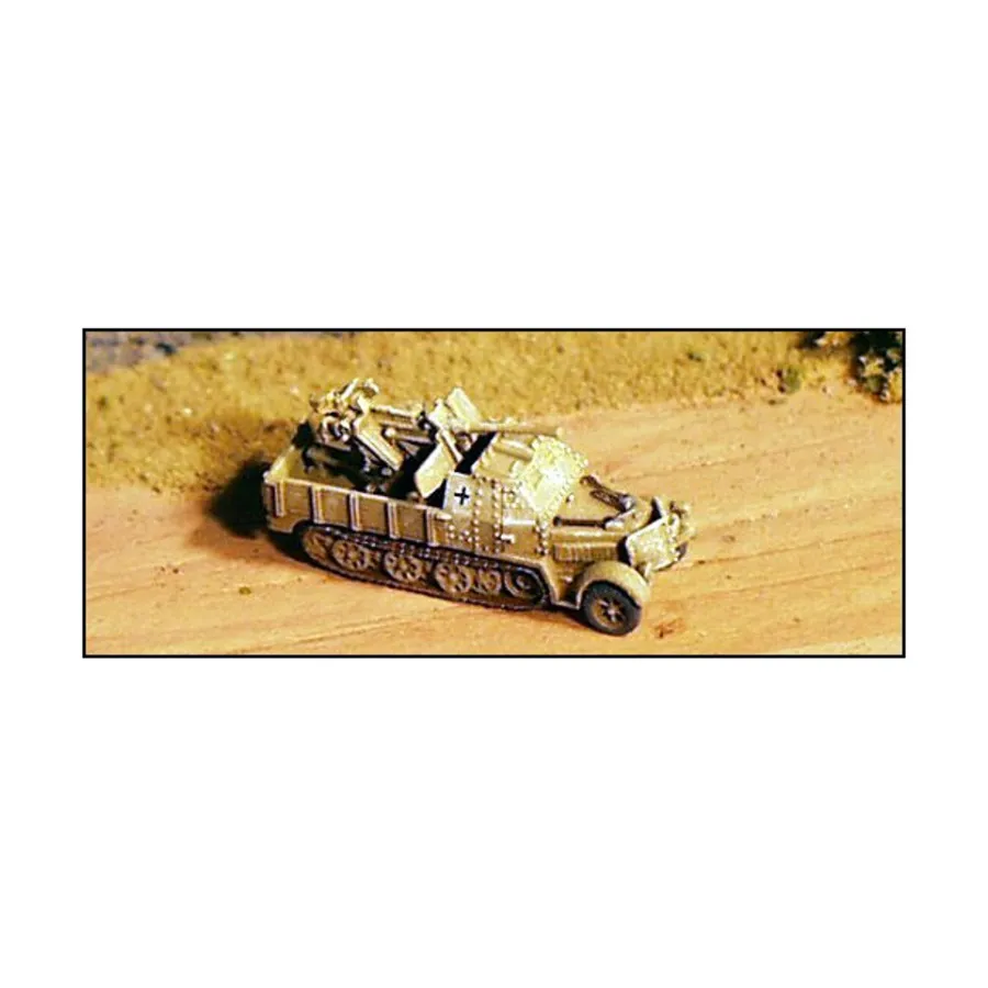 

SdKfz 7/2 37-мм зенитная артиллерийская установка 36, WWII Micro Armour - Germany - Self Propelled and Towed Flak Guns (1:285)