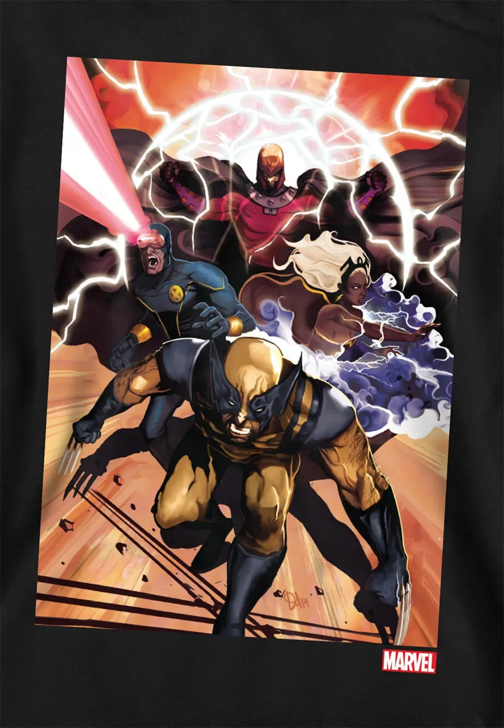Детская худи Marvel X-Men, черный — фото 2
