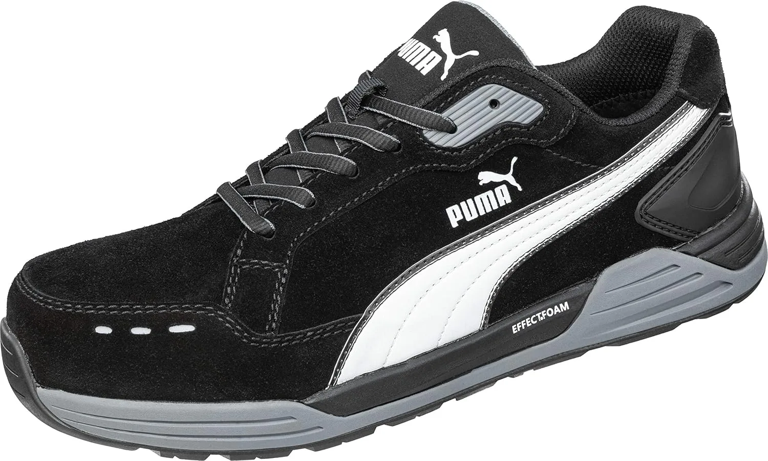 Высококачественные мужские ботинки Puma Safety Airtwist, защитные ботинки S3 ESD HRO SRC, защитный колпак из стекловолокна, защита от электроники, неустойчивая ножка, термостойкие, без металлических вставок, черный