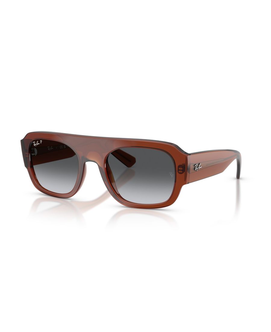 

Солнцезащитные очки унисекс с поляризацией, RB2218 Ray-Ban, Transparent Brown, Grey