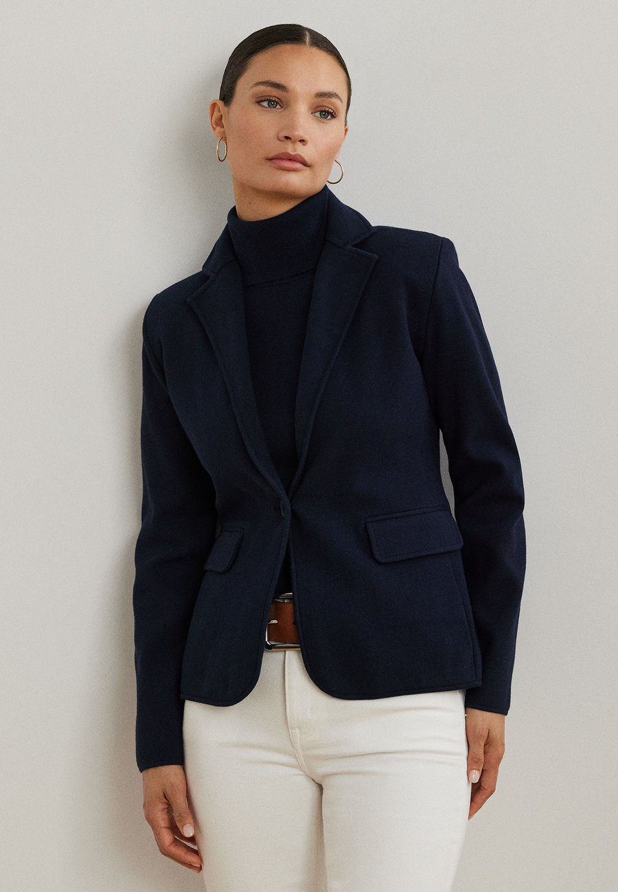 

Кардиган Lauren Ralph Lauren COTTON-BLEND SWEATER BLAZER, Navy/Dark Blue