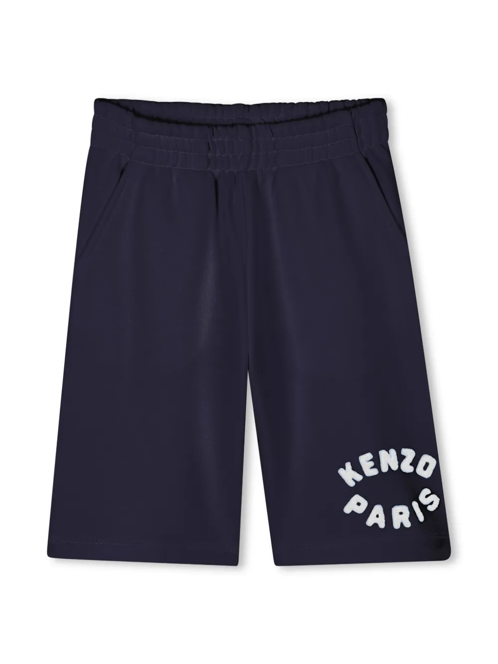 

Шорты-бермуды с логотипом Kenzo Kids, синий