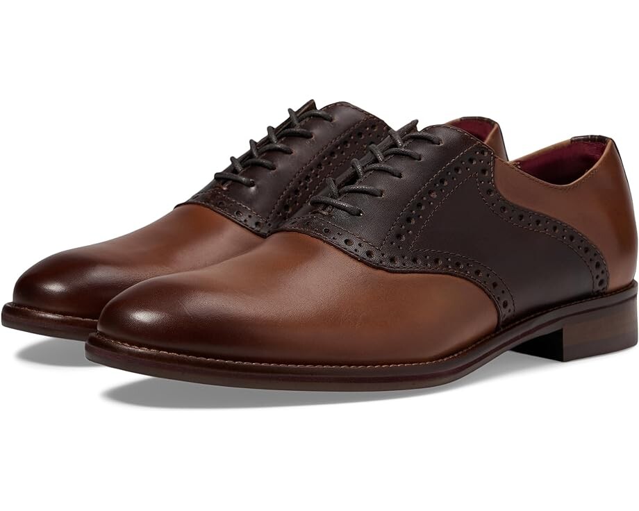 

Оксфорды Johnston & Murphy Conard 2.0 Saddle, цвет Tan/Mahogany Full Grain