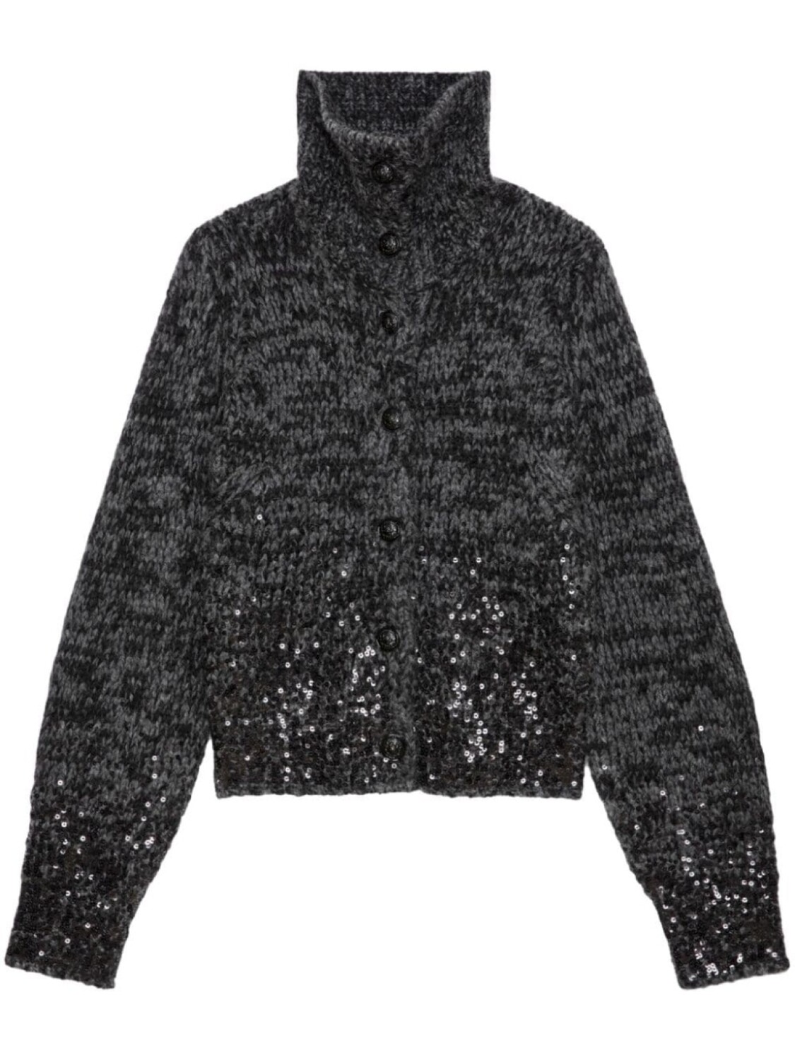 

Zadig&Voltaire кардиган с пайетками, серый