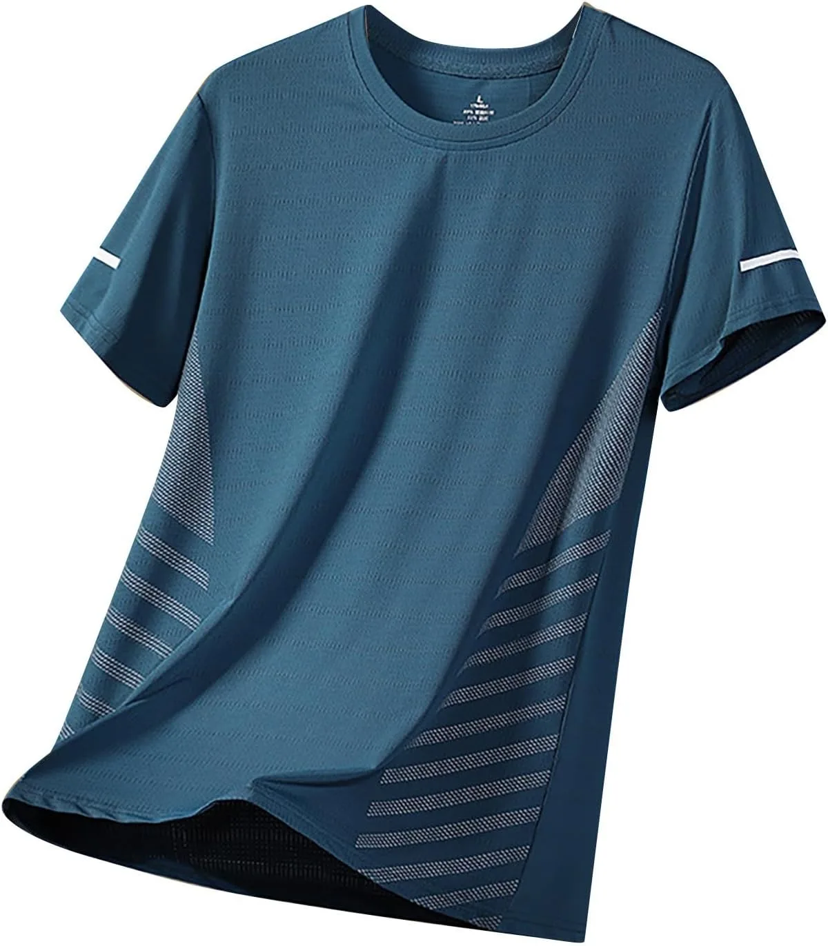 

Мужская футболка для бега и тренировок Quick Dry Moisture Wicking