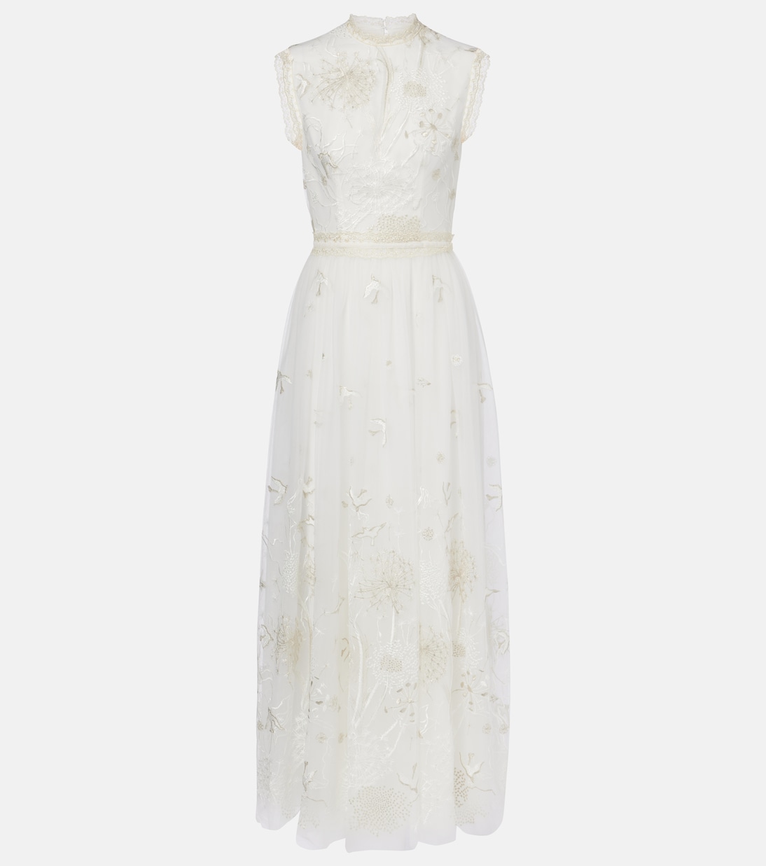 

Свадебное вышитое платье Costarellos, Off-White