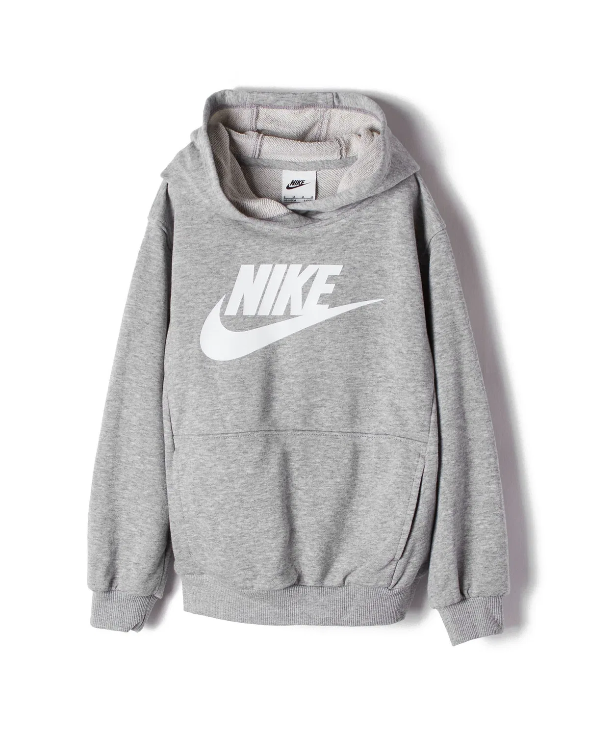 Худи Nike Club Fleece с логотипом, серое, для детей — фото 4