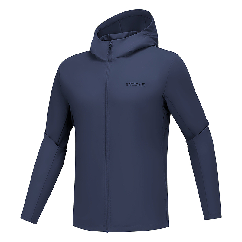 

Skechers Спортивная куртка GODRI мужская морская университетская синяя, Marine Collegiate Blue/02MZ