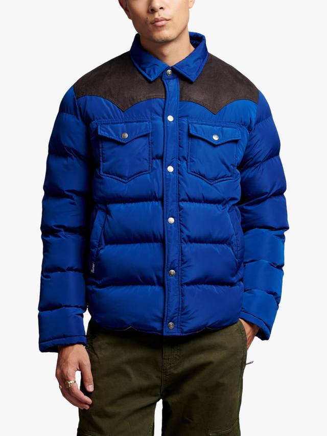 

Куртка с контрастной кокеткой Penfield, Sodalite Blue