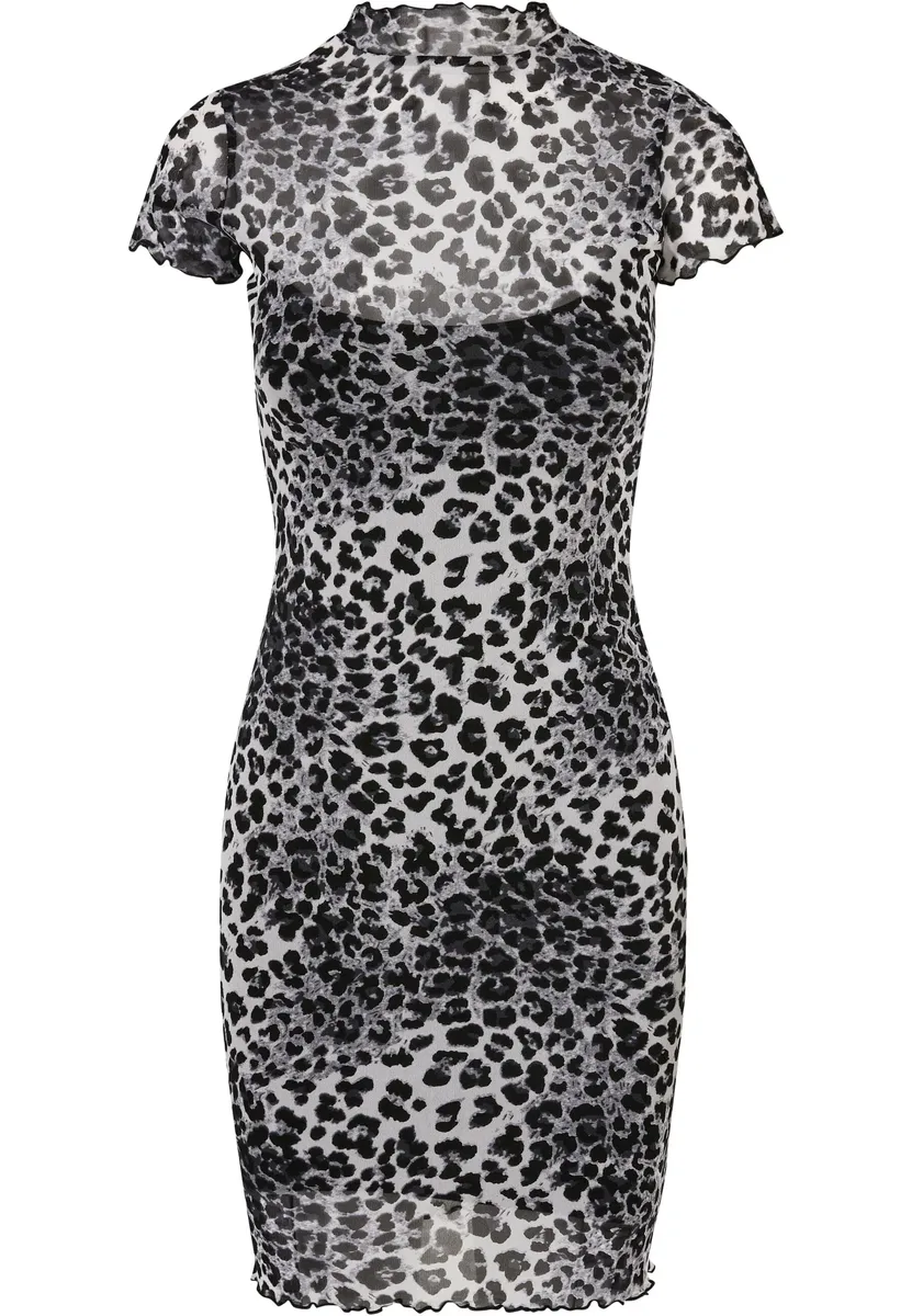 

Платье-рубашка URBAN CLASSICS " Urban Classics Women's Ladies Mesh Double Layer Dress" (1 шт.), цвет Snowleo