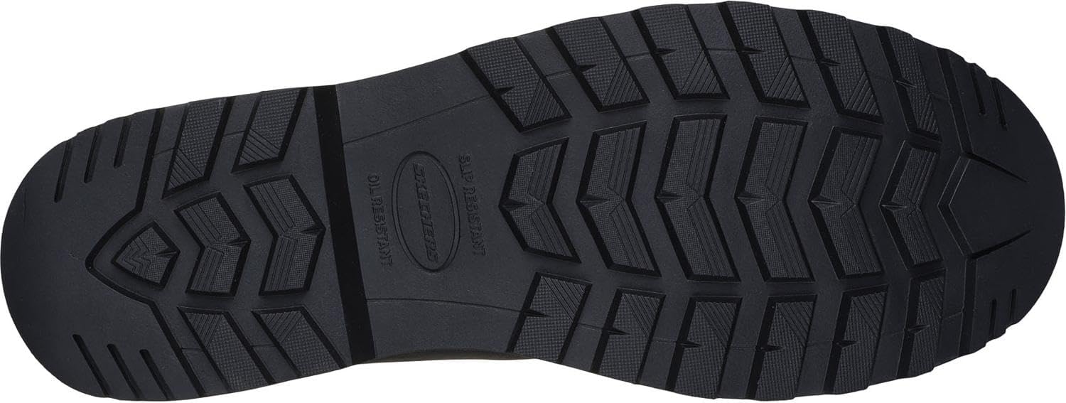 Мужские ботинки Skechers Longrider с 15 см высоким мягким воротником и стальным носком, черный — фото 3