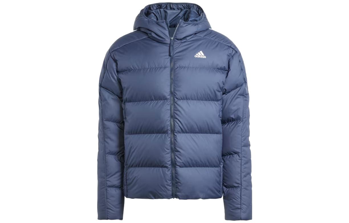 ESSENTIALS Пуховик Мужской Чернильно-синий Adidas — фото 2