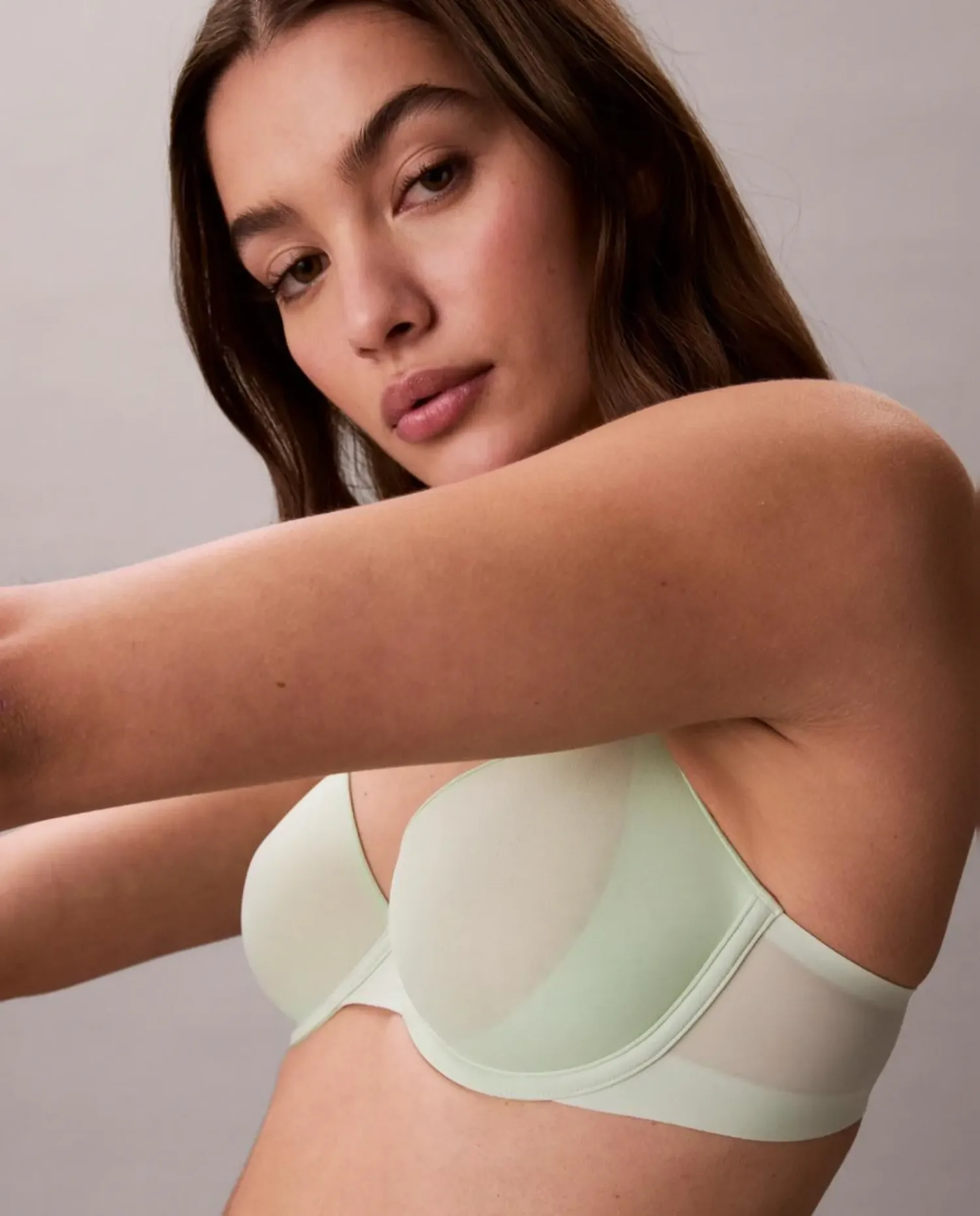 Бюстгальтер с предварительно сформированной чашкой PERFECTLY FIT ULTRALIGHT Calvin Klein, зеленый