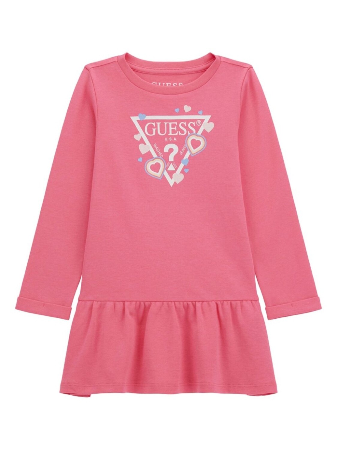 

Платье с логотипом Guess kids, розовый