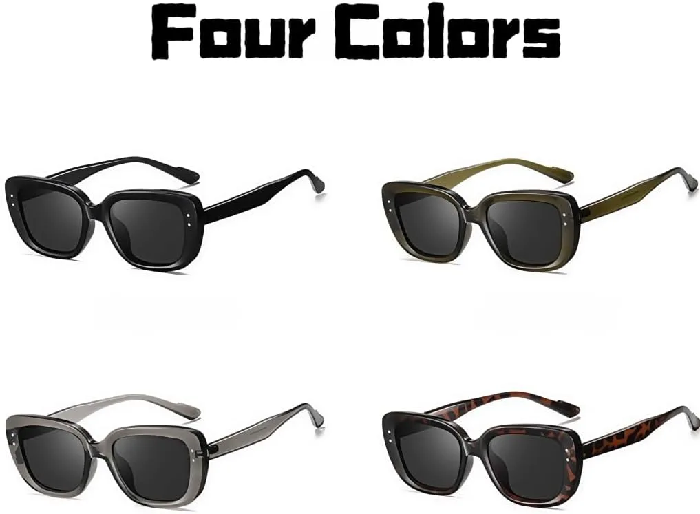 

Солнцезащитные очки ICARA Retro Trendy Cat Eye с полными линзами для чтения, милые и стильные, с защитой от УФ-излучения UV400, квадратной формы, Leopard