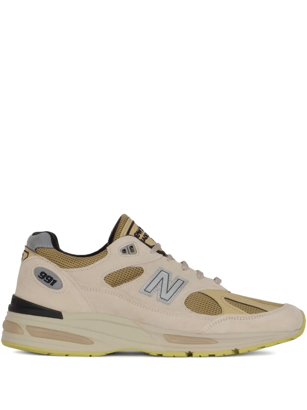 

Кроссовки 991v2 с отделкой из разных материалов New Balance, нейтральный