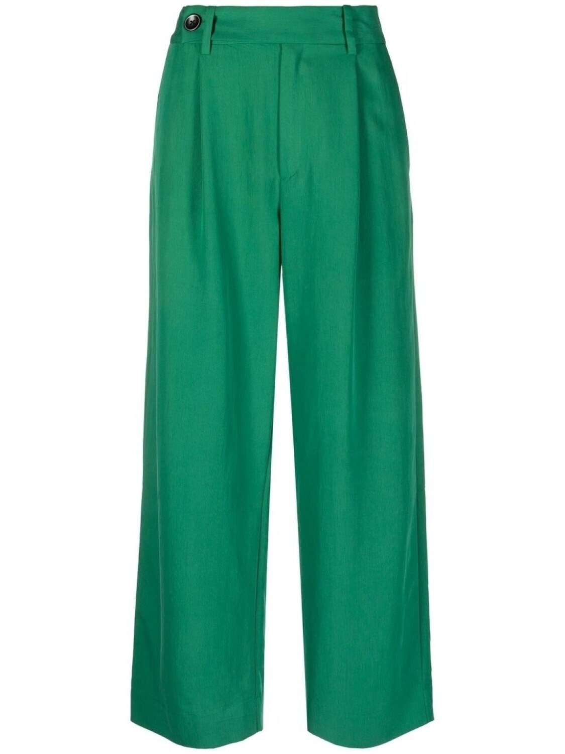 

Proenza Schouler White Label строгие брюки Drapey Suiting широкого кроя, зеленый