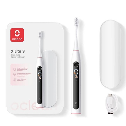 

Sonic Brush Grey-Pink X Lite Gray Set - электрическая зубная щетка Oclean
