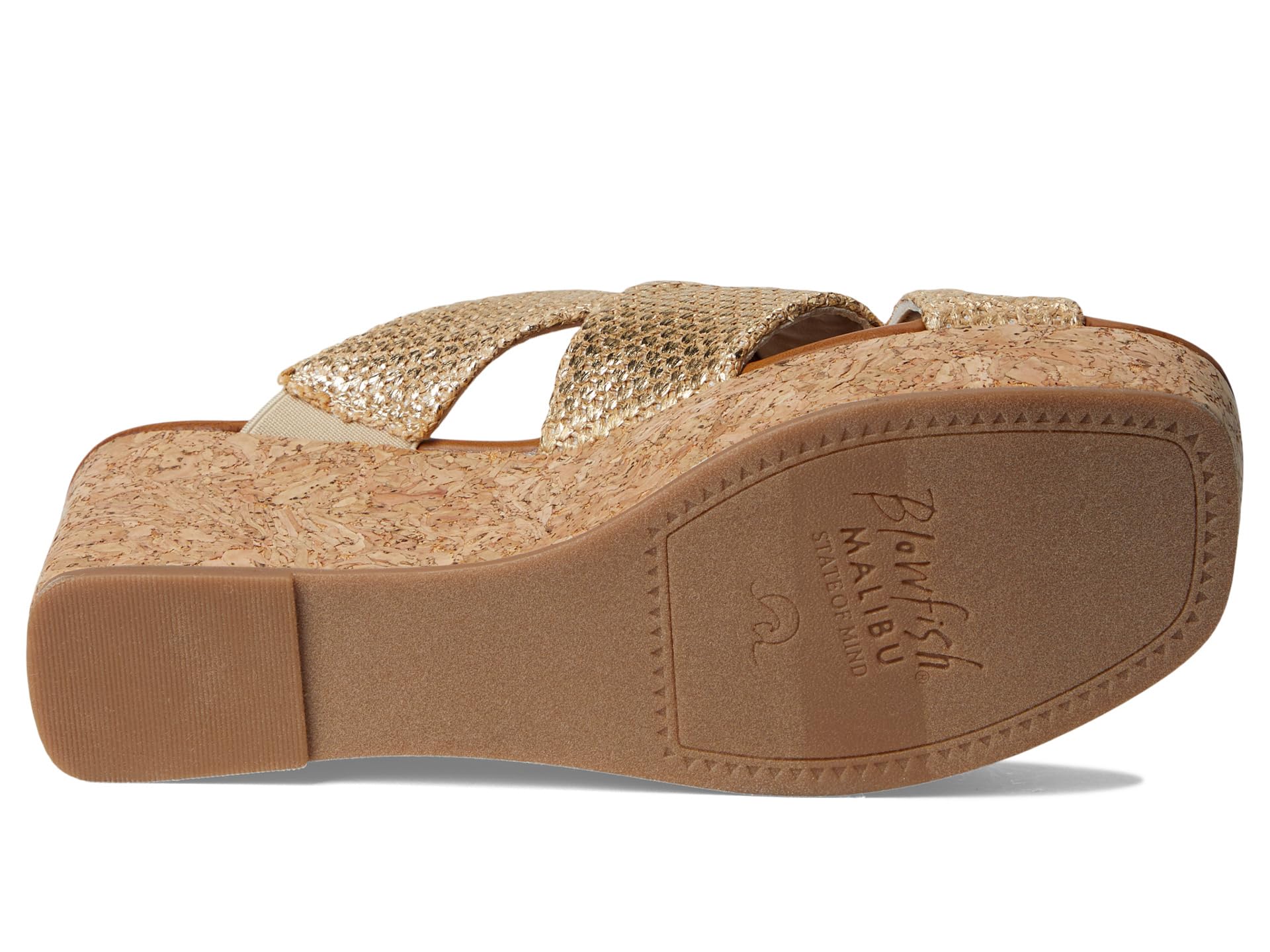 Сандалии Blowfish Malibu Abi, цвет Gold Faux Raffia — фото 3