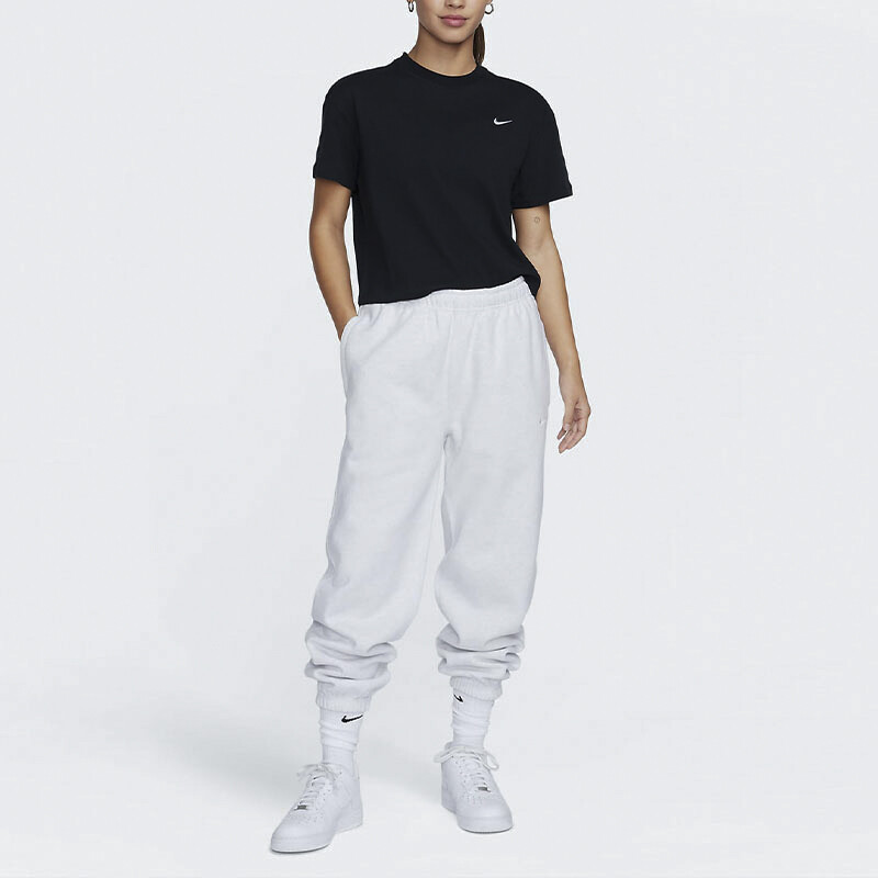 Повседневные брюки женские тонированные березового цвета Nike — фото 4