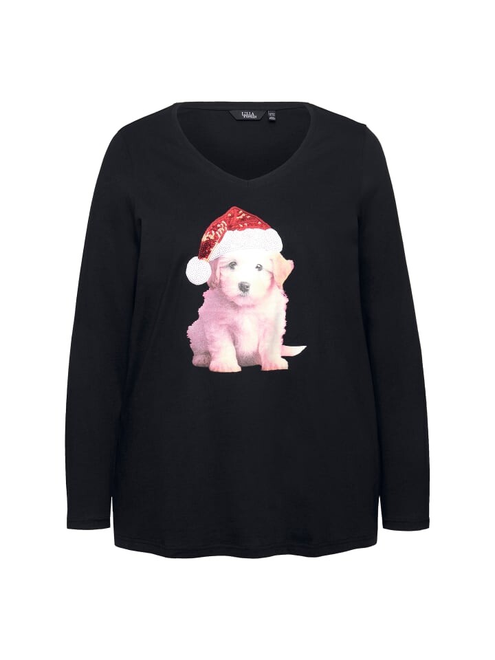 

Лонгслив Ulla Popken Longsleeve, черный