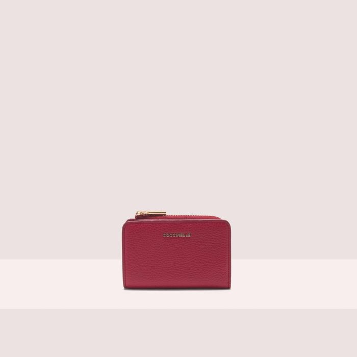 

Кошелек Coccinelle Metallic Soft, цвет Sangria