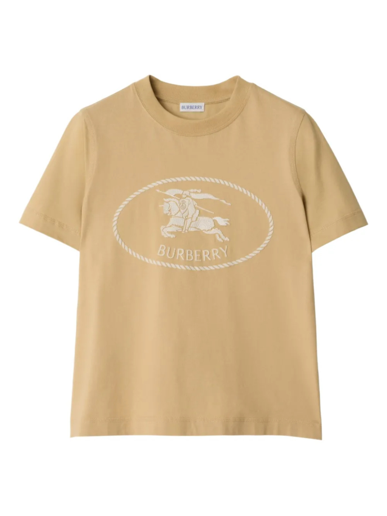 

Футболка из хлопка с принтом Burberry Knight, нейтральный