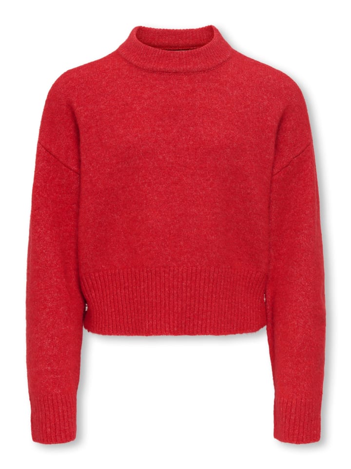 

KIDS ONLY Свитер KOGRENE LIFE LS с длинными рукавами, пуговицами и круглым вырезом, цвет сальса, модель KNT