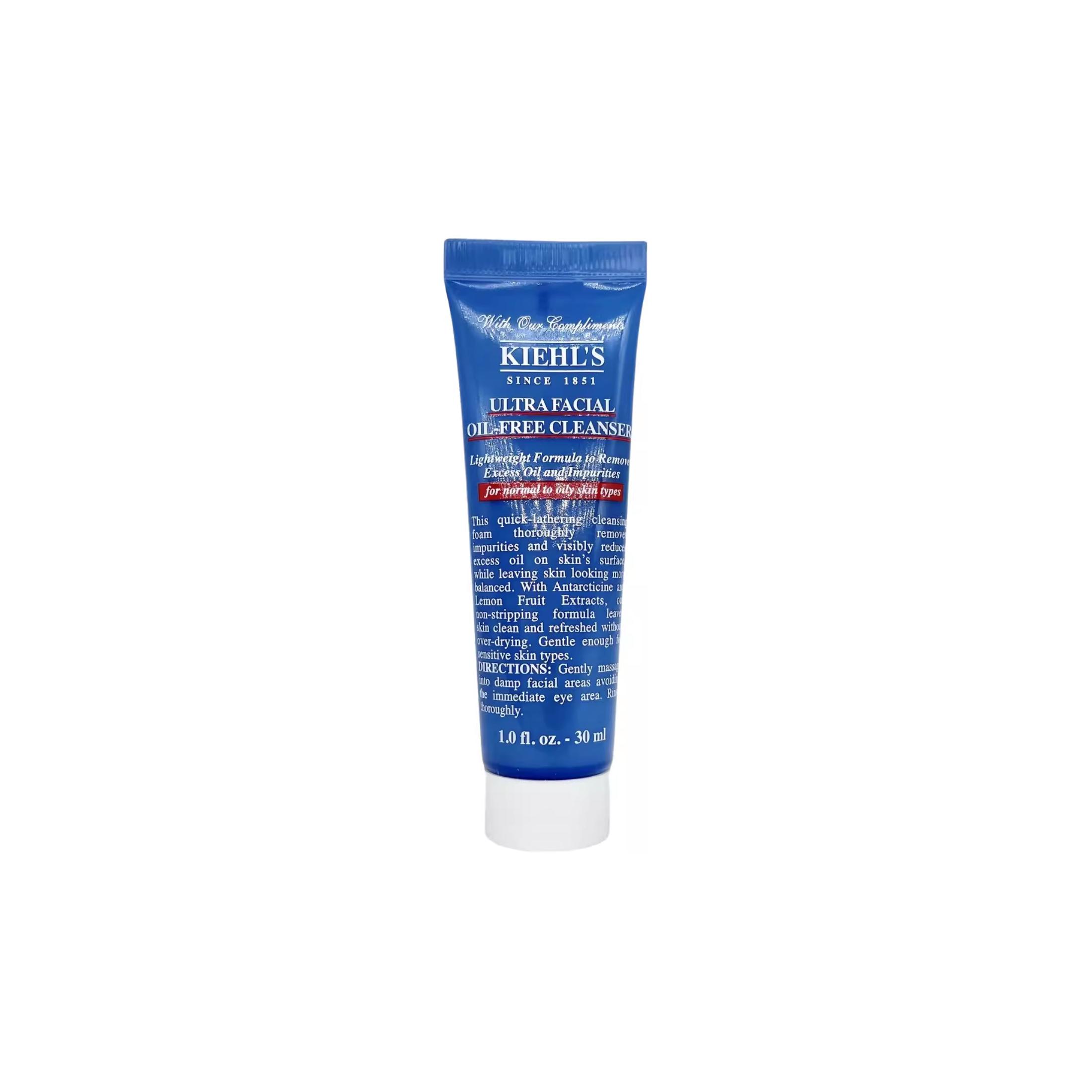 Набор средств для умывания Kiehl's Ultra Facial Oil-Free Cleanser, 30 мл*3 — фото 3