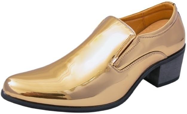 

Мужские ботинки Челси без подкладки, высокие с заостренным носком, кожаные, низкие слипоны-оксфорды, для бизнеса, свадьбы, торжеств и повседневной носки Zestrelax, золотой