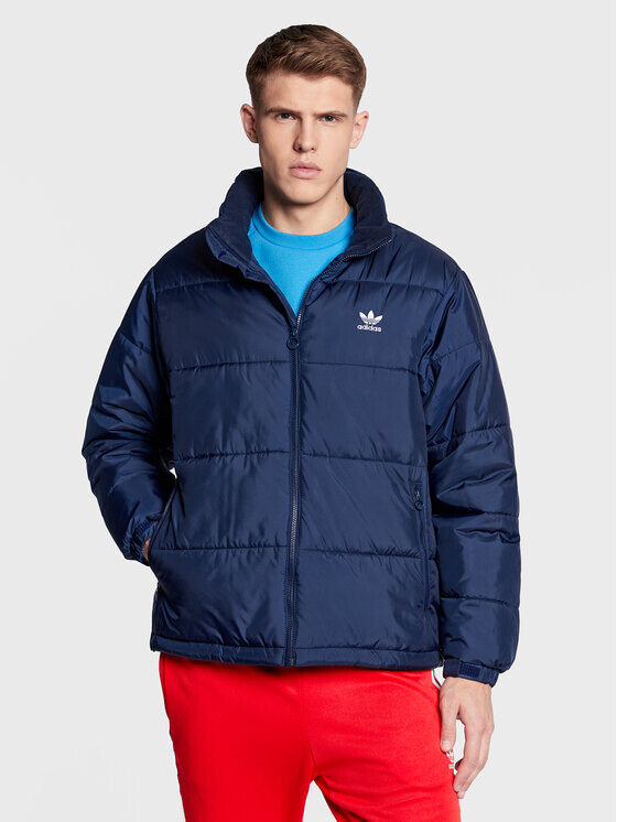 

Пуховик стандартного кроя Adidas, синий