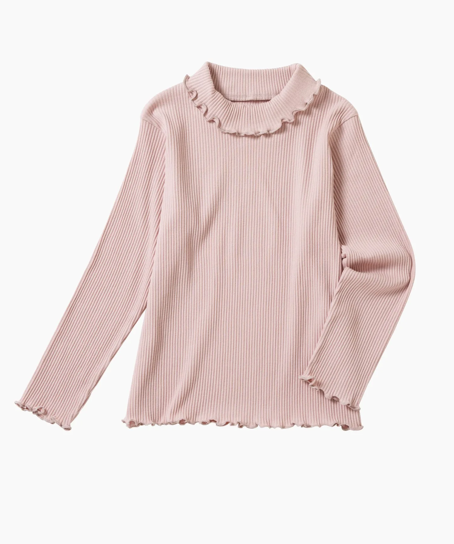 Водолазка в рубчик Ever Closet, pink — фото 3